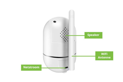 Camson Deluxe™ - Binnen WiFi Beveiligingscamera