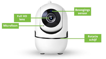 Camson Deluxe™ - Binnen WiFi Beveiligingscamera